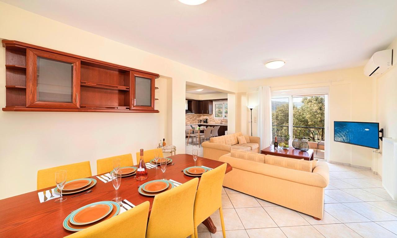 Villa Kermes Heated Pool Kournás Екстериор снимка
