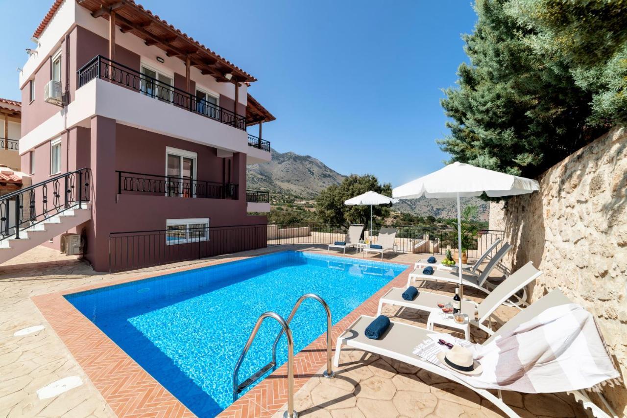 Villa Kermes Heated Pool Kournás Екстериор снимка