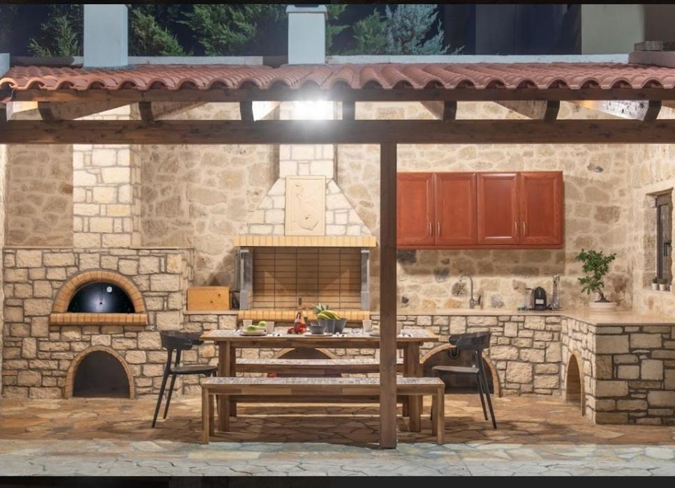 Villa Kermes Heated Pool Kournás Екстериор снимка